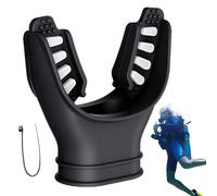 Bouchouette de plongée sous-marine - Silicone Moldable Regulator Papiece avec une cravate de câble, une morsure durable et confortable pour la plongée quotidienne et les voyages (plusieurs couleurs)