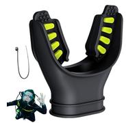 Bouchouette de plongée sous-marine - Silicone Moldable Regulator Papiece avec une cravate de câble, une morsure durable et confortable pour la plongée quotidienne et les voyages (plusieurs couleurs)