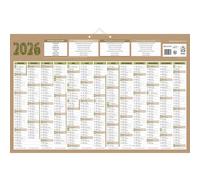 Bouchut Calendrier mural annuel Natura - 43 x 65 cm - 2026