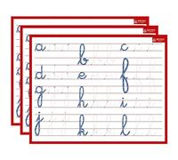 Ardoise Rigide Effaçable À Sec - L 21 X L 26,5 Cm - Lettre Minuscule