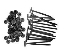 Boucle À Attachement De Câble | Fastenners Autobloquants En Nylon Lourds Clips De Fixation Universelle Résistants Aux UV 100 Pack | Porte-liens En Plastique Polyvalent Pour La Réparation De La Voiture