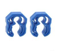 Boucle à clip à dégagement rapide pour tuyau de plongée de 10 à 16 mm de diamètre pour maintenir le manomètre et le matériel de plongée en toute sécurité (bleu)