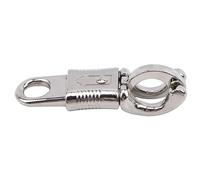 Boucle à Clip de panique pour cheval, 10cm, en alliage de Zinc, crochet de terreur à dégagement rapide, pour équipement de sport équestre, produit de soins pour poney silvery