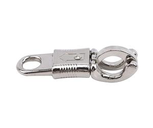 Boucle à Clip de panique pour cheval, 10cm, en alliage de Zinc, crochet de terreur à dégagement rapide, pour équipement de sport équestre, produit de soins pour poney silvery