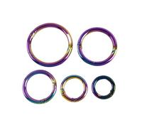 Boucle à Ressort en métal Alliage de Zinc | Multicolore différentes tailles for sangles de sac à main, porte-clés, bricolage, bagages
