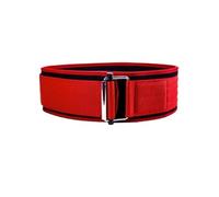 Boucle autobloquante ceinture d'haltérophilie Fitness réglable en Nylon ceintures d'entraînement de gymnastique Deadlifting Squatting levage soutien du dos Pour Haltérophilie Bodybuilding(Red,S)