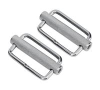 Boucle Coulissante, 2pcs Boucle Coulissante Moletée Rouleau de Réglage de Sangle en Acier Inoxydable Kit de Matériel Fermoir Boucles Ceinture Boucle Matériel Pour, Boucles