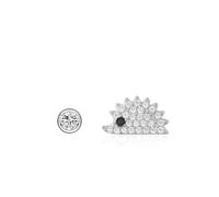 Boucle D Oreille 925, Boucles D'Oreilles Femme Clou Hérisson Zircone Cubique Forme Ronde Argent