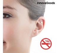 Boucle d oreille aimanté anti-tabac d acupression - Acupuncture pour arreter de fumer facielement