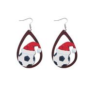 Boucle D’ Oreille Homme d'oreilles de noël, bijoux d'oreille, amour père noël, bougie en forme de goutte, chapeau, Baseball, d'oreilles personnalisées pour femmes Boucle D Oreille (, One Size)