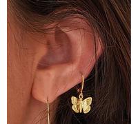Boucle d’oreille papillon sororité