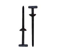 Boucle d'attache de câble en Nylon, 5/10/20/30/50/100/200 pièces, support d'attaches à fermeture éclair avec bouton broche, attaches d'outils plastique for carrosserie voiture(50pcs)