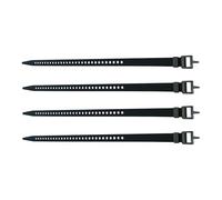 Boucle D'attache De Câble - Silicone 50x2cm | Outil De Fixation Réglable 4 Pièces | Attaches De Gestion Des Câbles Avec Boucle - Pour Voyage, Ski, Cargo, Randonnée En Plein Air, Camping, Bagages