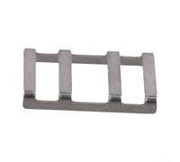 Boucle de barre en acier inoxydable de 48 x 32 mm pour une connexion sécurisée des sangles de protection de piscine avec ancre de 1,6 cm pour béton et pavé (1 pièce)