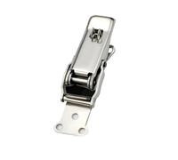Boucle de boîte à outils en acier inoxydable 304 robuste, matériel industriel DK605, protection à pression avec boucle autobloquante, 1 pièce(Stainless steel)