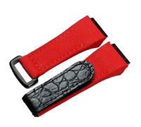 Boucle de bracelet de 25 mm pour la version du bar de printemps Men Tissu en nylon avec une bande de montre en cuir pour Richard Watch Mille Strap Band