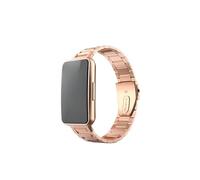 Boucle de Bracelet en acier inoxydable ,Pour Huawei Honor Band 6 7, Bracelet de montre en métal for femmes et hommes, Correa Pour Huawei Watch Fit 2 fermoirs (Color : Rose gold, Size : For Huawei Ba