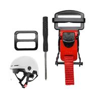 Boucle de casque à dégagement rapide - Adaptateur sangle en métal, pince de conversion double anneau D, fermeture mentonnière en acier inoxydable, sécurité moto, kit de modification avec tournevis