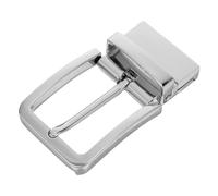 Boucle de Ceinture à Clip en Alliage de Zinc pour Hommes | Argenté, Unique et Pivot Réversible, pour Ceintures 3,3cm, Usage Bureau et Réparation