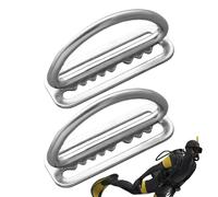 Boucle de ceinture de poids - Clip de quincaillerie en acier inoxydable - Anneau de remplacement pour ceinture de poids de plongée en D, pour les aventures quotidiennes en plein air, les sports