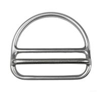 Boucle de ceinture de poids en D en acier inoxydable 316, double système de réglage pour BCD, montage latéral, accessoire de fixation ergonomique