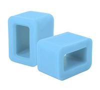 Boucle De Ceinture De Sécurité 2 Pièces Silicone Ceinture Porte-boucle Voiture Ceinture De Sécurité Porte-boucle Couvercle De Sécurité Serrure Voiture Ceinture De Sécurité Garde Récepteur(Bleu)
