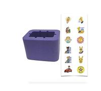 Boucle de ceinture de sécurité sans BPA pour voiture - Garde votre récepteur stable et droit - Avec autocollant de sécurité pour enfants (1 lot, haut - boucle à tirer)