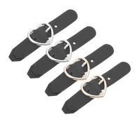 Boucle de Ceinture en Alliage de Zinc Pu, Lot de 4 Pièces