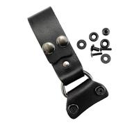 Boucle de ceinture en cuir pour cutter droit, fourreau, couverture de transport, sangle réglable et clip de ceinture en métal