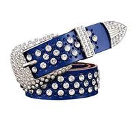 Boucle De Ceinture HEZLZ Ceinture dames Mode strass véritable pour les ceintures en cuir Marques Tendance Luxe Large Ceinture Deuxiè M