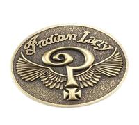 Boucle de ceinture indienne Larry cowboy cowgirl amérindien motard (INLY1), marron, taille unique pour tout