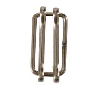 Boucle de ceinture Inox Kerbl (x10) Argenté 20 mm