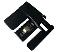 Boucle de ceinture pliable - Ajusteur multifonction à la taille, fermeture compacte pour pantalon | Structure robuste en métal ABS, produit léger avec des boutons extensibles, solution pratique, Noir