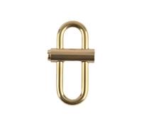 Boucle de chaîne en métal à ouverture rapide - Longueur du clip - Boucles réglables en laiton - Porte-clés durable - Longueur de la boucle raccourcie