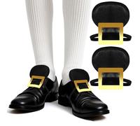 Boucle de chaussures de pèlerin coloniales pour femmes et hommes : accessoires historiques de leprechaun - pour 18ème siècle, costume de père fondateur