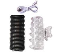 Boucle de cheveux portable : auto-adhésif rechargeable, fer à friser | Outil de coiffage de rouleau à chaleur rapide portable pour frange et les types de cheveux | Curler de cheveux - Utilisation