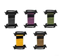 Boucle de connecteur Molle en polypropylène léger pour systèmes de sangles de sac à dos d'extérieur, fixation rapide pour gants, outils et équipement d'hydratation (kaki A)