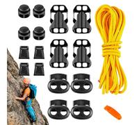 Boucle de Corde élastique - kit d'extension de Sac à Dos, Cordons élastiques forts de 18 pièces, Sangles sécurisées pour Un Stockage supplémentaire | Accessoire Parfait pour Le Voyage de Voyage