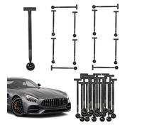 Boucle de cravate en nylon, attaches à outils, boucle métallique autobloquante robuste, clips de fermeture éclair automatiques pour regrouper le pare-chocs, camion, maison, garage