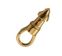 Boucle de crochet d' - crochet à pression à pendentif rotatif - de cordon pivotant avec anneaux | 2,4 cm en acier inoxydable clip multifonctionnel pendentif clip | Idéal