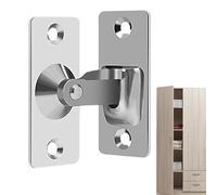 Boucle de de porte en acier inoxydable, serrure à angle droit | s de portail à angle droit | Serrure de porte avec boucle, solution de sécurité sécurisée pour la maison, le bureau et le commerce