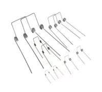 Boucle de dispositif anti-découplage à ressort à double torsion, 2 pièces(05 2pcs)