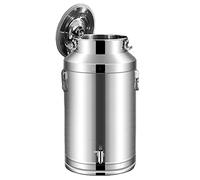 Boucle de lait scellé de qualité supérieure en acier inoxydable 5L 9L 14L avec robinet en silicone de robinet de robinet de robinet triple verrou conteneur de transport sécurisé pour la distribution d