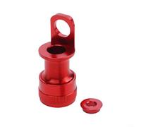 Boucle de montage pour pédale de vélo en alliage d'aluminium, adaptateur à dégagement rapide solide compatible avec les vis M5 (rouge)