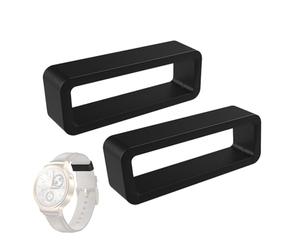 boucle de montre, 2 clips magiques en silicone, pièces de fondation, boucles de sangle de rechange, support de sangle de tactile. Cet accessoire de montre a été conçu comme un support sûr et est