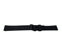 Boucle de montre - MY-MONTRE - 12,5 mm (16 mm) - Noir - Polyuréthane hypoallergénique - Compatible Casio