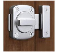 Boucle de porte intérieure anti-vol pour chambre à coucher, verrou de porte de chambre à coucher, verrou de porte de sécurité anti-vol, convient à tous les types de portes battantes