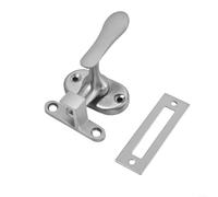 Boucle de porte robuste en acier inoxydable, serrure antivol pour une sécurité maximale (Argent S)