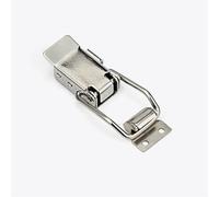 Boucle de pression en fer nickelé SK301, interrupteur de ceinture, verrouillage dynamique, serrure d'armoire, boîte de porte, boucle à bec de canard, 1 pièce(201 steel)