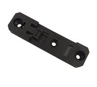 Boucle de rail de guidage DIN 35 mm Support de montage fixe PA66 Adaptateur pour clips de rail C45, circuit imprimé sécurisé et installation d'équipements électriques, pour une installation facile